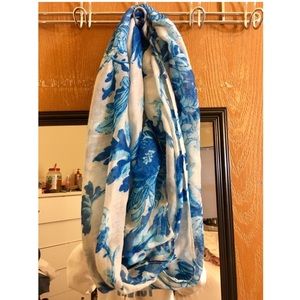 Floral infinity scarf